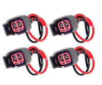Set 4 ABS Wheel Speed Sensor Front Rear L/R with Pigtail Fits Mazda 3  Mazda 5