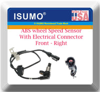 ABS Wheel Speed Sensor Front Right W/ Connector Fits:Ford Lincoln 1997-2004 RWD