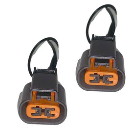 2 x ABS Wheel Speed Sensor Connector Front L/R For Mitsubishi Lancer 2002-2007