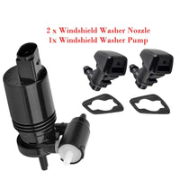 Set of 3 Windshield Washer Pump &Nozzle Front fits 2008-2021 Jeep Grand Cherokee