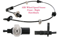 2 x ABS Wheel Speed Sensor Front left Right Fits Honda Civic 2017-2021 Hatchback