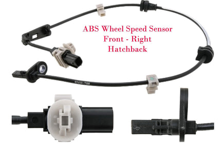 2 x ABS Wheel Speed Sensor Front left Right Fits Honda Civic 2017-2021 Hatchback