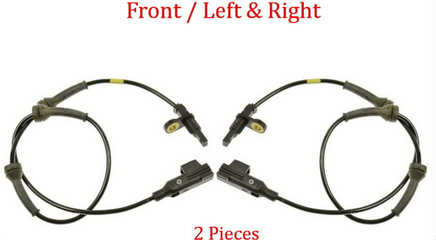 2 x  ABS Wheel Speed Sensor W/Connector Front L/R Range Rover Evoque Discovery 