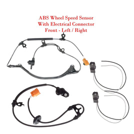 2x ABS Wheel Speed Sensor & Connector Front L/R Fits MDX 01-06 Pilot 03-08