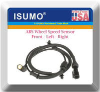 ABS Wheel Speed Sensor W/Connector Front-L/R Fits Expedition F150 Navigator