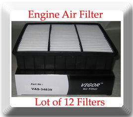 ( Lot of 12) Engine Air Filter SA4839 Fits: Dodge Eagle Mitsubishi Plymouth 