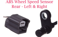 2 x ABS Wheel Speed Sensor Rear Left/Right Fits Nissan Juke 2011-2017 AWD