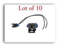 Lot 10  Multi Purpose Electric Connector 2 Pin Fits: GM Daewoo GMC Saab Suzuki &