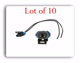 Lot 10  Multi Purpose Electric Connector 2 Pin Fits: GM Daewoo GMC Saab Suzuki &