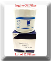 12 OIL FILTERS SO4670 PH16 Fits: DODGE CHRYSLER MITSUBISHI JEEP ACURA TOYOTA &