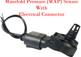 Turbocharger Boost Sensor W/connector Fits A8 TT Q7 VW Golf Jetta Passat Touareg