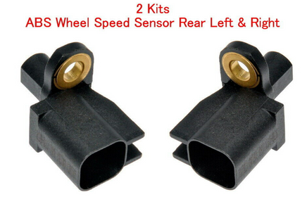 2 x ABS Wheel Speed Sensor Rear L&R Fits:Ford Lincoln Mazda Volvo 2004-2018