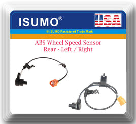 2 ABS Wheel Speed Sensor Rear Left & Right For CL 01-03 TL 99-03 Accord 98-2002