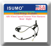 ABS Wheel Speed Sensor Wire Harness Rear Right Fits Corolla Matrix 2003-2008