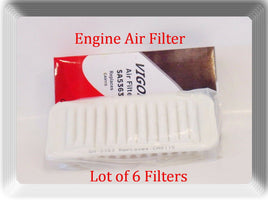 Lot of 6 Engine Air Filter Fits: OEM# 17801-21030 Scion Xa Xb Toyota Echo 1.5L