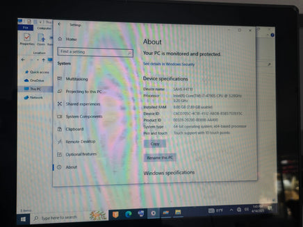 Aures J2 690 Integrated Touch Terminal- 690-i7-8GB Ram-64GBHD Check Photos Lot10