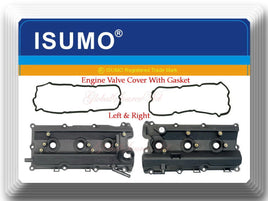 Pair of Engine Valve Cover with Gasket Left & Right Fits: FX35 G35 M35 350Z  