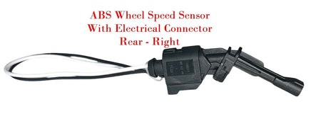 4 ABS Wheel Speed Sensor W/Connector Front/Rear L/R Fits Audi VW 2004-2022