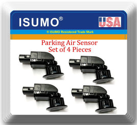 4 X Parking Aid Sensor Corner & Back Fits: Toyota Sienna 2006-2010 Black Color