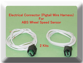 2 Electrical Connector of ABS Wheel Speed Sensor ALS1665 For Nissan Tiida Versa