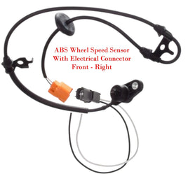 ABS Wheel Speed Sensor Front & Connector Right Fit MDX 2001-2006 Pilot 2003-2008