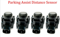 4 x Parking Assist Distance Sensor F/R W/Connector Fits:Toyota 4Runner 2010-2014