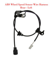 2 x ABS Wheel Speed Sensor Wire Harness  Rear Left / Right  Fits Prius C Yaris