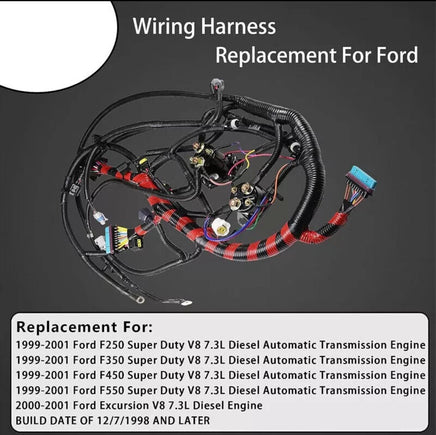 F81Z-12B637-EA Engine Wiring Harness For F250 F350 Super Duty 1999-2001