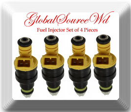 4 Pieces Fuel Injector 028015074Fits:BMW 318I 318IS 1991-1994