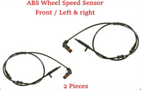 set of 4 ABS Wheel Speed Sensor Front-Rear Left/Right Fits: Mercedes 2014-2019
