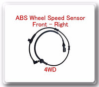 2 Kits ABS Wheel Speed Sensor Front Left & Right Fits: Excursion  Series F 4WD