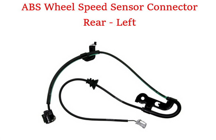 2 ABS Wheel Speed Sensor W/ Connectors Rear Left & Right Fits ES350 Camry Solara