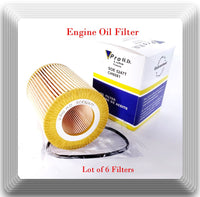 6 x Engine Oil Filter SOE5247T Fits: 320 323 325 328 330 525 528 530 X3 X5 Z3 Z4