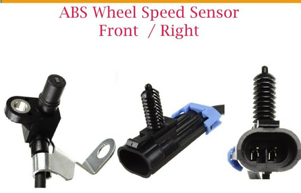 ABS Wheel Speed Sensor Front Right Fits: Chevrolet GMC K2500 K3500 1995-1998