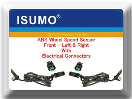 2 ABS Speed Sensor W/Electrical Connector Front Left Right Fits Infiniti M35 M45