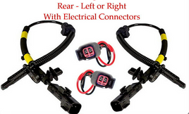 2 ABS Wheel Speed Sensor W/Connectors Rear L&R For Ford Edge Fusion Lincoln MKZ