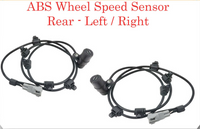2 X ABS Wheel Speed Sensor & Connector Rear L/R Fits:Toyota Sequoia 2001-2007