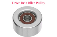 2 Pieces Belt Tensioner & Idler Pulley Fits Chevrolet GMC Hummer Isuzu 2994-2012