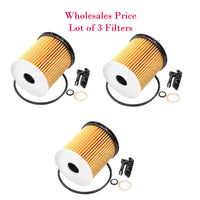 3 x 26350-2M000 Eng Oil Filter Fits Hyundai 2020-2025 Kia 2020-2025