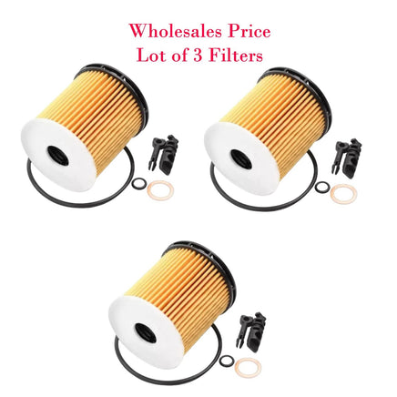 3 x 26350-2M000 Eng Oil Filter Fits Hyundai 2020-2025 Kia 2020-2025