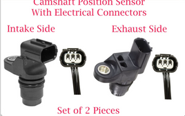 2Camshaft Position Sensor W/Connectors Intake & Exhaust Side Fits: Aucua Honda