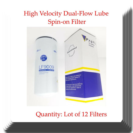 (Lot of 12) LF9009 / 3318853 Fits Cummins Engines Buses Trucks Off-Highway 