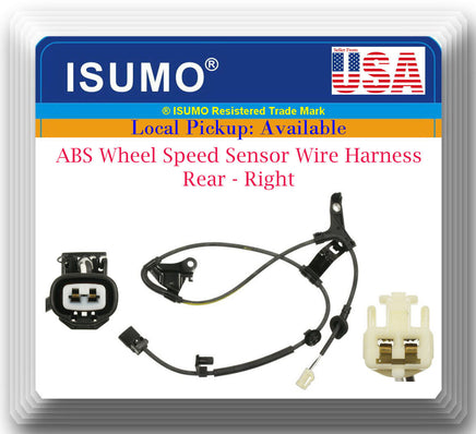 ABS Wheel Speed Sensor Wire Harness Rear Right Fits Pontiac Vibe 2003-2008