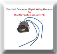 Throttle Position Sensor (TPS) With Electrical Connector Fits:Pontiac Toyota