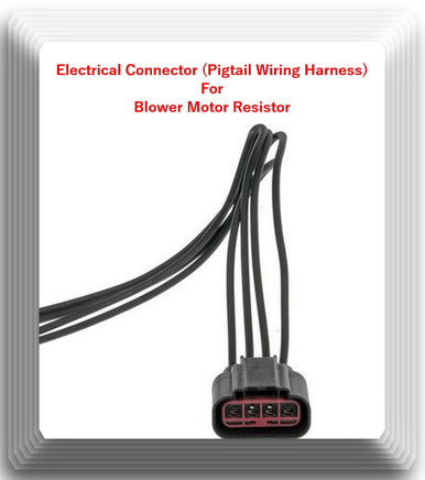  Blower Motor Resistor W/ Connector Fits: Ford Lincoln W/ Manual Temp Control