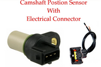 2 PCS Cam & Crankshaft Position Sensor W Connector Fits: Attitude Verna  Accent
