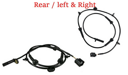 4x ABS Wheel Speed Sensor Front Rear L/R Fits: JX35 QX60 14-20 Pathfinder 13-20