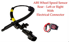 1 ABS Wheel Speed Sensor W/ Connector Rear L/R For Ford Edge Fusion Lincoln MKZ 
