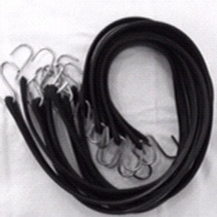 20 Pack 31" EPDM Rubber Tie Down Cord Chrome Hooks Bungee Strap Rope Elastic