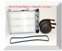 Kit of 3) 1 x Oil Filter & Kit of 2 x Fuel Filters Fits Ford 2017-2025 V8 6.7L